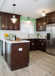 This paint color also can enhance the natural wood texture and colors from the cherry cabinets. Home Design Ideas And Diy Project
