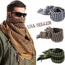 Military Shemagh Large Lightweight Arab Tactical Desert Keffiyeh Scarf Wrap Ebay In 2021 Military Scarf Arab Scarf Scarf
