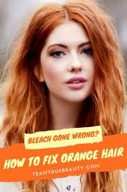 Bleach Gone Wrong How To Fix Orange Hair Tone Orange Hair How To Lighten Hair Dyed Blonde Hair