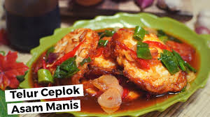 Kompor microwave rice cooker tidak dimasak. Resep Telur Ceplok Asam Manis Kecap Youtube