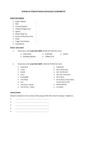 Contoh tes kepribadian terbaru soal test iq contoh soal tes kepribadian minat dan bakat 18 10 2008 contoh soal tes bakat skolastik contoh soal test potensi akademik contoh soal cpns pengetahuan umum contoh soal cpns tata negara lowongan di komisi pengawas persaingan usaha kppu single bcch sebagai solusi. Doc Form Pengisian Minat Bakat Dan Keterangan Kesehatan Dayu Putriadnyani Academia Edu