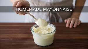 Delicious Healthy Homemade Mayonnaise Is Really Easy To Make And Only Takes One Minute With Homemade Mayonnaise Homemade Mayonnaise Recipe Mayonnaise Recipe
