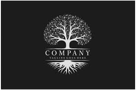 Files compatible with cricut, cameo silhouette studio! Abstract Circle Tree Root Logo Design Graphic By Sore88 Creative Fabrica