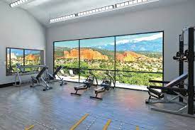 Fitness Center Rowing Machines With Mountain Views Resort Spring Resort Fitness Center