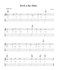 Type song title, artist or lyrics. Rock A Bye Baby Easy Banjo Sheet Music And Tab With Chords And Lyrics