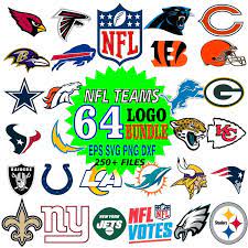 Nfl Team Logo Svg Bundle Nfl Svg Nfl Logo Svg Nfl Teams Etsy In 2021 Nfl Teams Logos Nfl Teams Nfl Logo