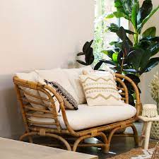 Profitez de cette banquette seul ou à plusieurs, elle sera également idéale. Canape Farah Rotin 2 Places Atmosphera Createur D Interieur