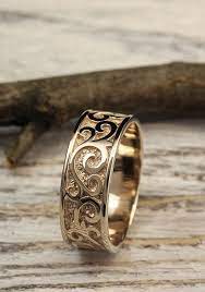 Men S Wedding Band With Monograms Unique Mens Wedding Etsy Ruby Wedding Rings Mens Wedding Rings Unique Mens Wedding Rings
