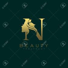 A logo is a name, mark, or symbol that represents an idea, organization, publication, or product. Letter N Luxury Beauty Face Logo Design Vector Royalty Free Cliparts Vectors And Stock Illustration Image 140795637