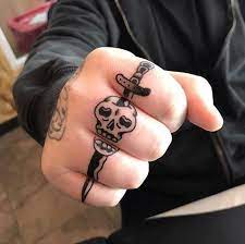 Simple Easy Skull Tattoo Ideas For Fingers Skull Tattoos Are Often Misunderst Simple Easy Skull Ta Hand And Finger Tattoos Finger Tattoos Skull Tattoo