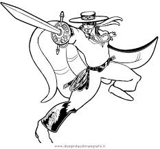 Disegno Zorro16 Personaggio Cartone Animato Da Colorare