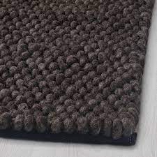 hjorthede rug handmade gray 5 7 x7 10 ikea handmade rugs rugs ikea