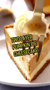 Pumpkin Pie Cheesecake!! 🎃 It’s so dang good! Link for recipe in my bio!  #recipe #pumpkin #recipevideo #pumpkinseason #recipes #easyrecipes