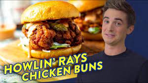Maybe you would like to learn more about one of these? Howlin Ray S Fried Chicken Sandwich But Homemade Youtube