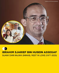 Ibrahim Sjarief bin Husein Assegaf, the husband of Indonesian journalist  @NajwaShihab, passed away