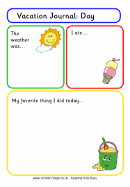Vacation Journal Page 1 Kids Journal Vacation Journal Kids Travel Journal