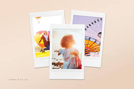 Download Creative Veila Polaroid Snapshot Picture Mock Up Templates