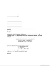 Sample Printable Cancellation Of Existing Hazard Insurance 3 Form Hazard Insurance Real Estate Forms Legal Forms