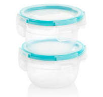 Snapware® Total Solution® 2-pack Plastic Food Storage Container Set with  Aqua Lids