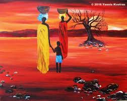 This is for beginners as it has simple steps that you repeat. African Sunset Step By Step Acrylic Painting On Canvas For Beginners Video Dailymotion