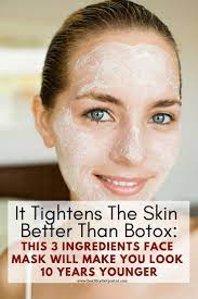 You Do Not Need To Waste Too Much Money To Look Younger Anymore We Definitely Do Not Recommend Plastic Surgery B Natural Facial Mask Natural Facial Good Skin