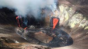 Vincent and the grenadines event: Lava Lake Forms As Hawaii Volcano Erupts After 2 Year Break Loop News