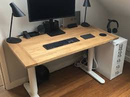 See more ideas about ikea desk, ikea, home office design. Bekant Compatible Solid Wood Desk Top Sit Stand Desk Tops