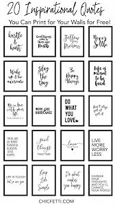 Decorate Your Walls With Free Printable Wall Art These Inspirational Quotes Are Decorate Y Free Printable Quotes Free Printable Wall Art Wall Art Quotes