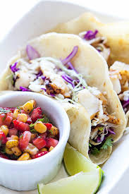 Place fish on baking sheet, smooth side down (if fillets); Fish Tacos With Strawberry Corn Salsa Real Food By Dad