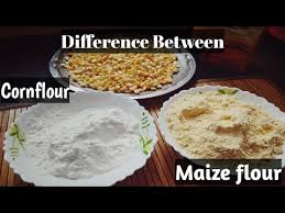 Difference Between Cornstarch Cornflour And Maizeflour In Hindi Cornflour Cornstarch Vs Maizeflour Youtube