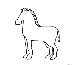 Zebra Clipart Outline Clipartxtras Jungle Animal Crafts Zebra Craft Zebra