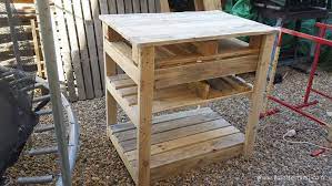 descriptif photos pour la realisation d un ilot central de cuisine en palettes et bois flotte cuisine en palette fabriquer un ilot central meuble plancha