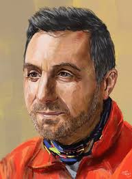 Amazing portrait of Azy the Orangutan. He is more than just a pretty face.  "Not only does Azy communicate his thoughts with abstract keyboard symbols,  he also demonstrates a 'theory of mind,'