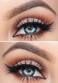 Eye Makeup Makeup Artist Pinterest Com Makeup Fleek Rose Gold Feline Liner Lashes More Ten 10 Different Wa Day Eye Makeup Eye Makeup Eye Make Up