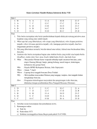 Jawaban buku paket bahasa indonesia kelas 7 halaman 207 semester 2. Kj Mandiri B Indo Kelas 8
