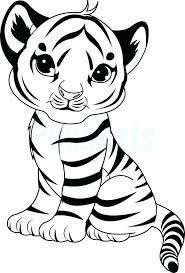 Printable cute baby tiger coloring page. Pin On Coloring