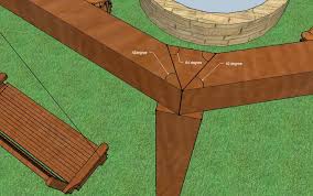 Now, making your hexagon square and level is going to be a challenge and you do not want to have to lug these 6x6 beams around any more than necessary. Remodelaholic Tutorial Build An Amazing Diy Fire Pit Pergola For Swings