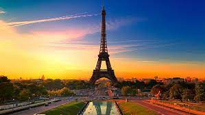 1920x1080 wallpaper full hd 1080p 1080i eiffel tower, paris, night, lights, france, bridge, river, hdr background download widescreen picture Hd Wallpaper Eiffel Tower Paris Hdr Architecture City Sunset France Wallpaper Flare