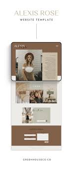 Alexis Rose Easy To Use Website Templates Blog Layout Design Website Design Inspiration Creative Web Design