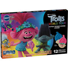 Skinny christmas sugar cookies that taste just as buttery as traditional ones and made in a fraction of the time. These New Pillsbury Trolls Cookies Will Have You Feeling The Beat