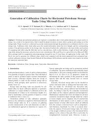 Pdf Generation Of Calibration Charts For Horizontal