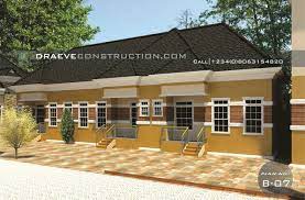 3 Units Of 1 Bedroom Apartments Building Plan Bungalow House Plans 1 Bedroom Apartment Apartment Building