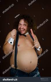 Funny Fat Man Stripper Candy Stock Photo 494118901 | Shutterstock