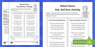 4 531 Top Robert Burns Poem Teaching Resources