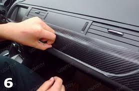 How To Apply Carbon Fiber Vinyl Sheet For Car Interior Trim Carbon Fiber Vinyl Car Interior Car Cleaner Interior