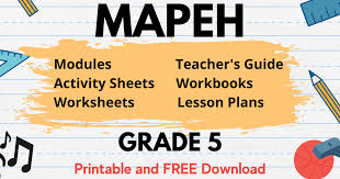 Please note that these tests are still subject to improvement depending on the actual level and needs of your learners in your. Mapeh Learning Materials In Grade 5 Free Download Deped Click
