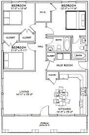 30x40 House 3 Bedroom 2 Bath 1 200 Sq Ft Pdf Floor Plan Instant Download Model 2c Small House Floor Plans Tiny House Floor Plans House Layout Plans
