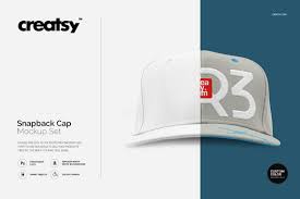 Download Snapback Cap Mockup Set Creative Photoshop Templates Creative Market