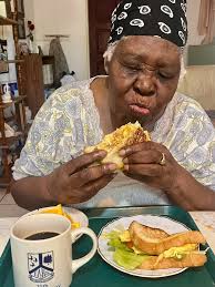 Homemade double bacon cheese hamburger with homemade fries and a Goombay  Punch Soda Something different for a Sunday Brunch ...
