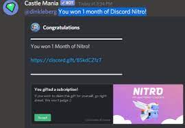 Updated on dec 24, 2020. You Won 1 Month Of Discord Nitro Link Discord